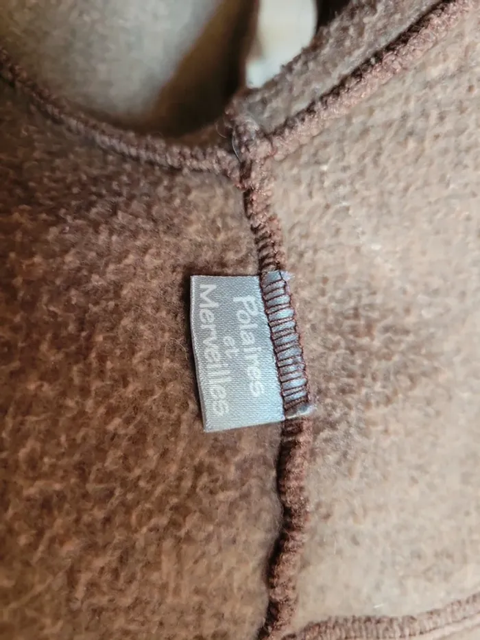 Poncho polaire taille unique - photo numéro 3