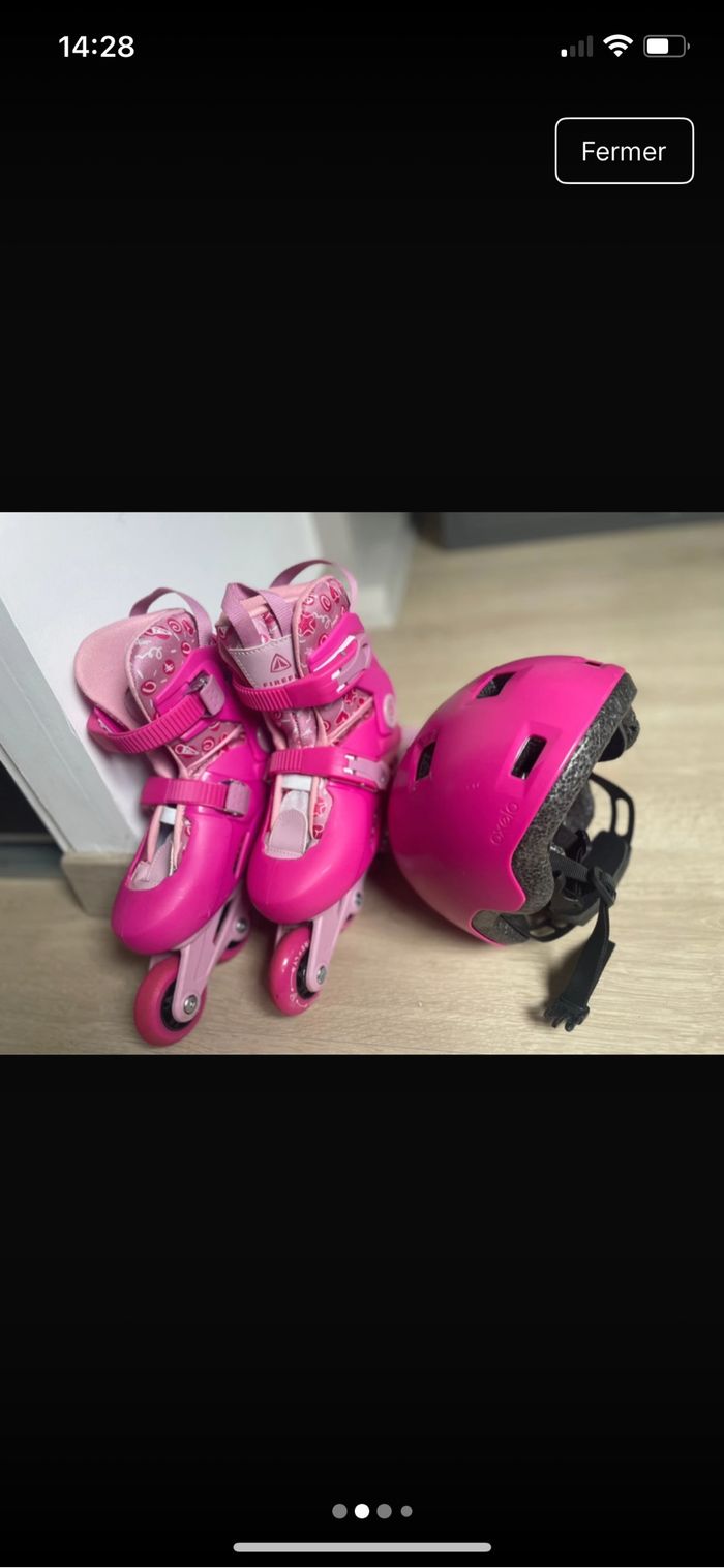 Rollers 31–>34 + casque - photo numéro 2