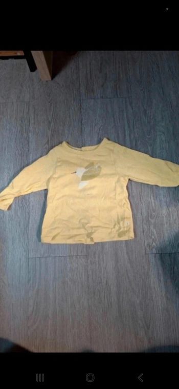 T-shirt manches longues Okaidi 6mois 68cm 👻