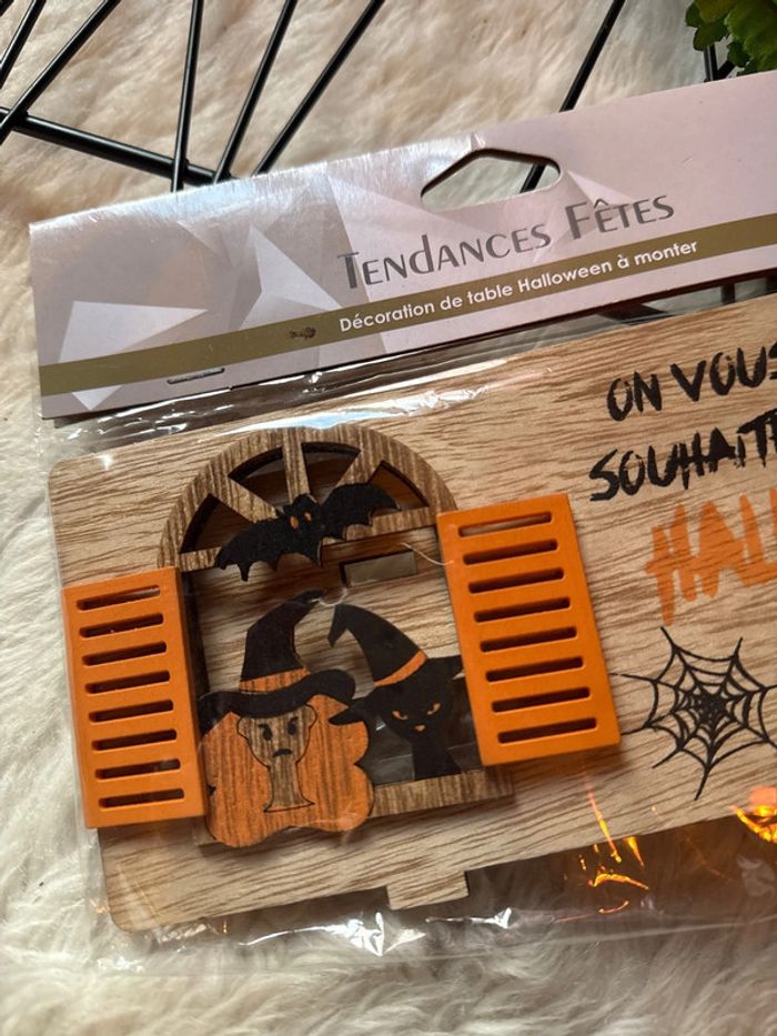 Décoration en bois - Halloween - NEUF - photo numéro 2