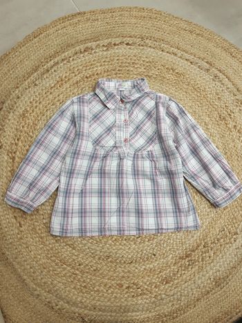 Chemise à carreaux 3 ans