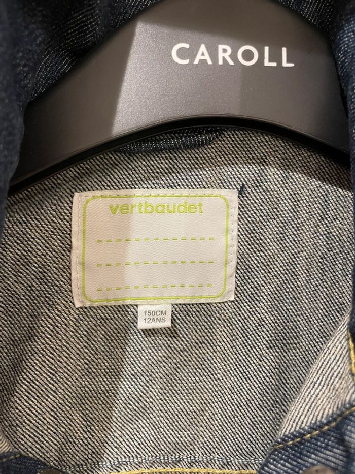 Veste en jean vertbaudet taille 12 ans - photo numéro 2