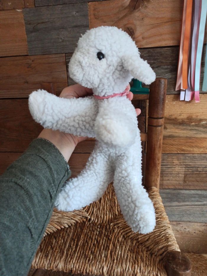 Peluche mouton agneau Boulgom vintage BE - photo numéro 5