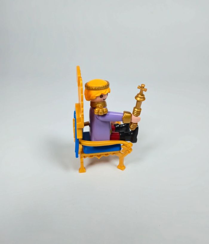 Playmobil Figurine Médiéval prince et son trône - photo numéro 4