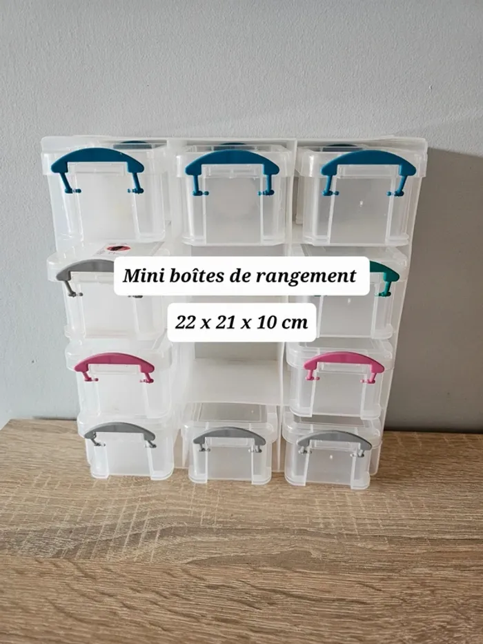 Mini boîtes de rangement - photo numéro 2