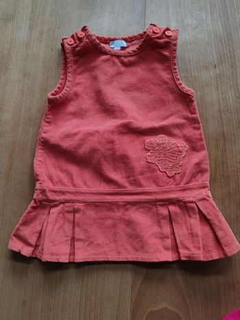 Robe 12 mois corail