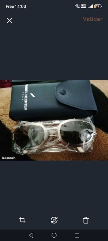 Lunettes Solaires Daniel HECHTER neuves cuivrées