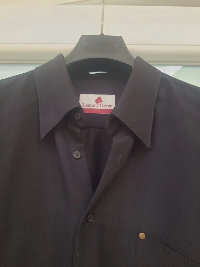 Chemise noir taille 5 homme - photo numéro 2