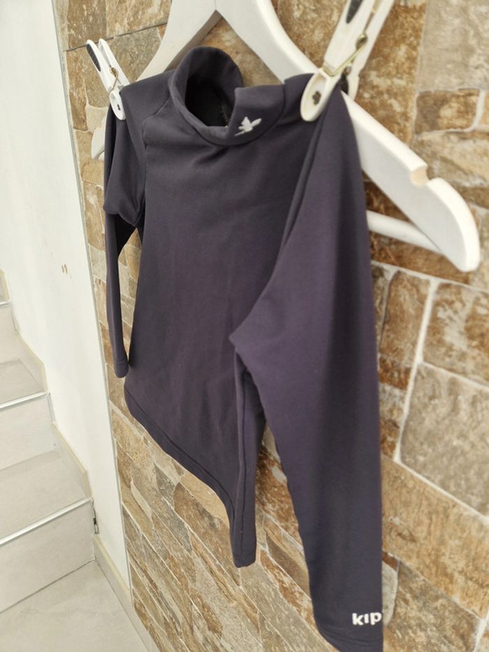 1 t shirt manche longue noir pour ski 6 ans marque KIPSTA decathlon - photo numéro 3