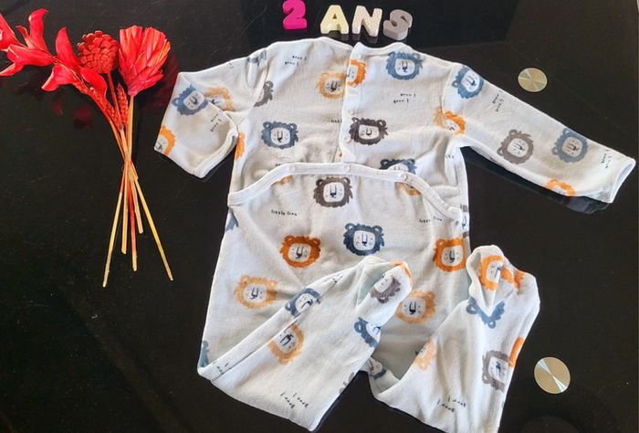 Pyjama chaud antidérapant - photo numéro 2