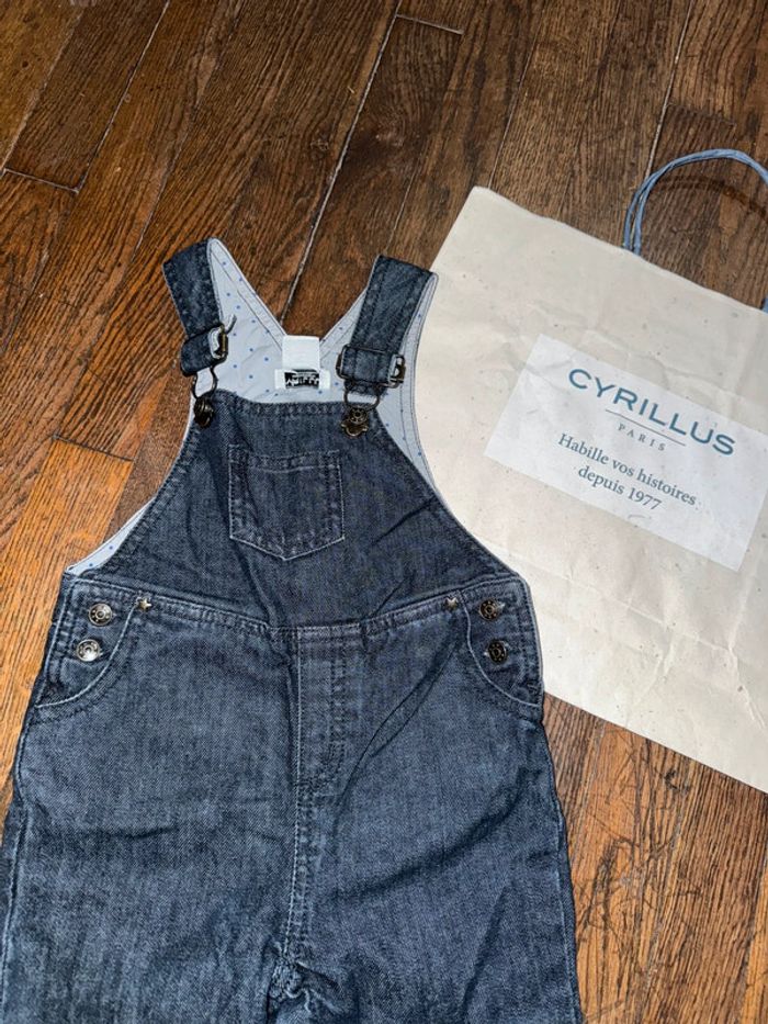 Salopette denim Cyrillus 12 mois - photo numéro 2