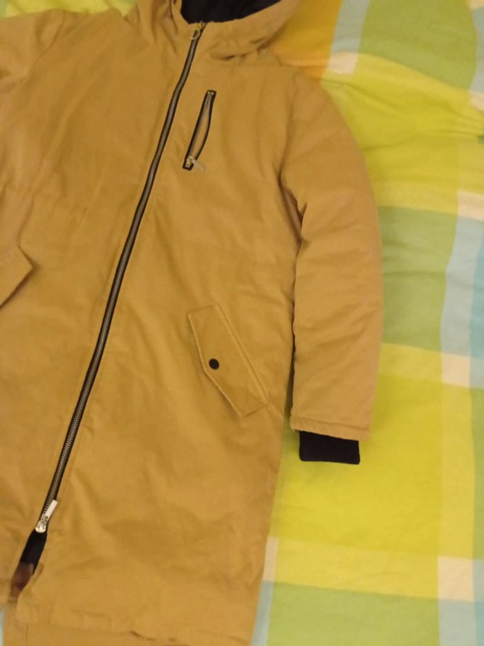 Doudoune beige et noire collection Tweens TAO taille S - photo numéro 2