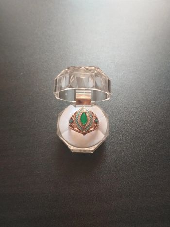 Bague vintage Marquise avec coffret cadeau