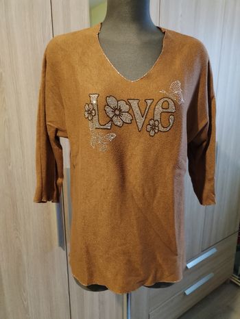 Pull femme manches 3 /4 taille 44