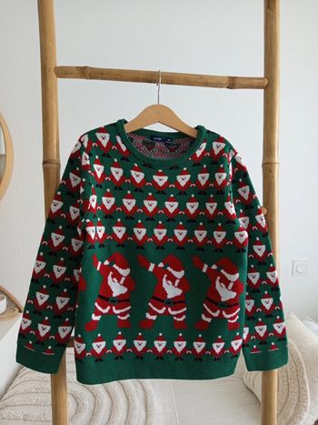 Pull père Noël 10 ans
