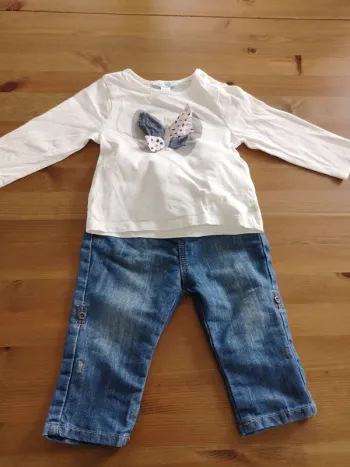 Tenue fille 12 mois