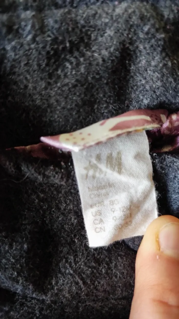 manteau gris taille 12 mois - photo numéro 7