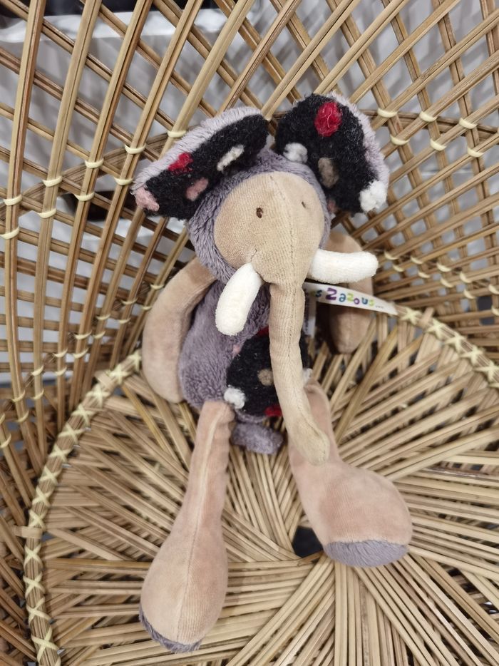 Doudou éléphant Les Zazous Moulin Roty - photo numéro 4