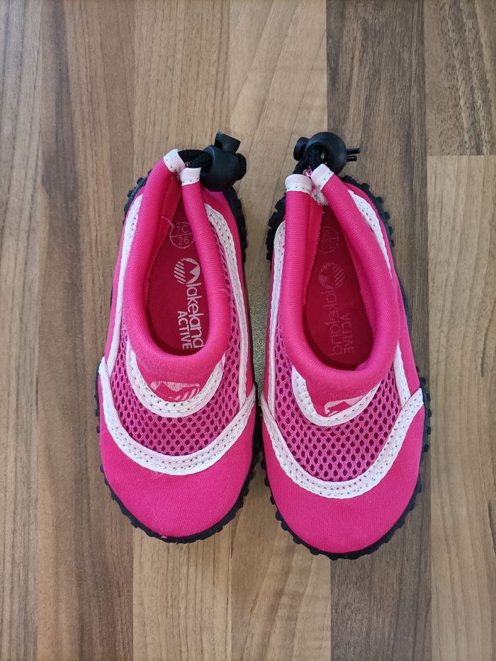 Chaussures aquatiques roses tissu 26 - photo numéro 2