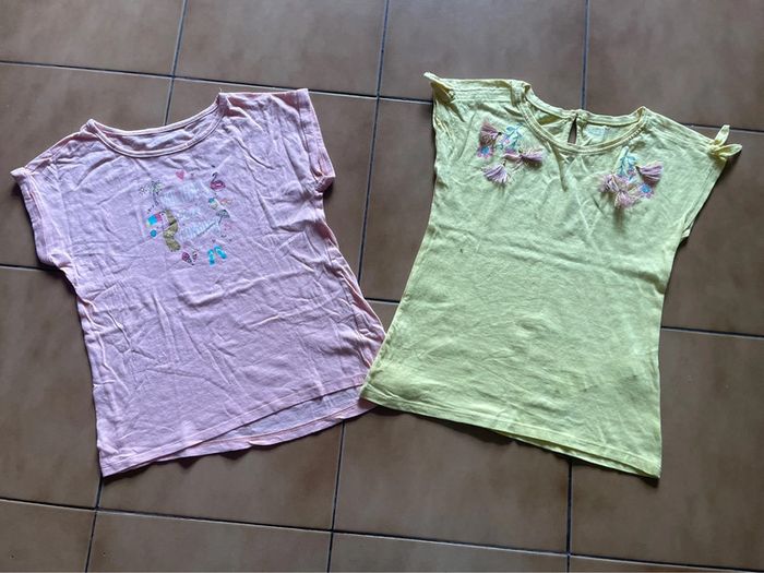 Lot t shirts fille 10 ans