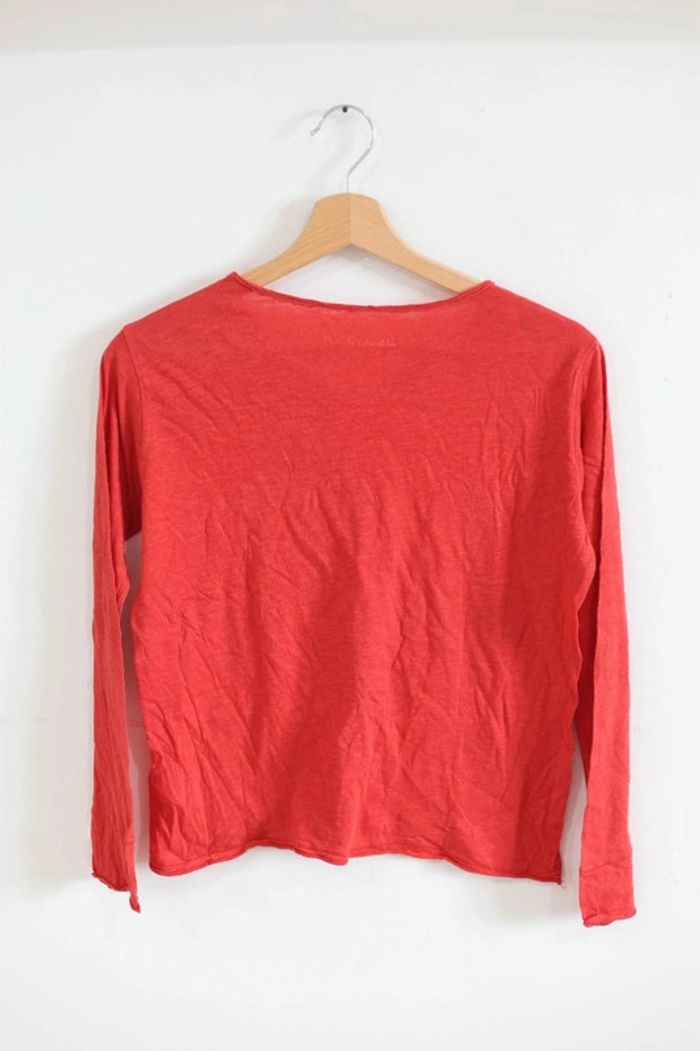 C56 t-shirt rouge Zadig&voltaire 12 ans - photo numéro 2