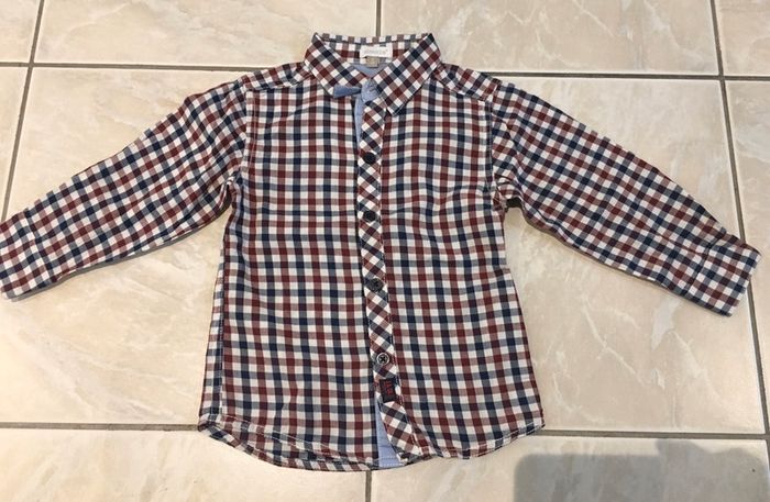 Chemise à carreaux Absorba 2 ans