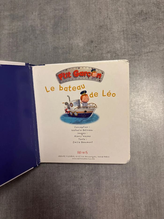 Livre, petit garçon, le bateau de Léo - photo numéro 2