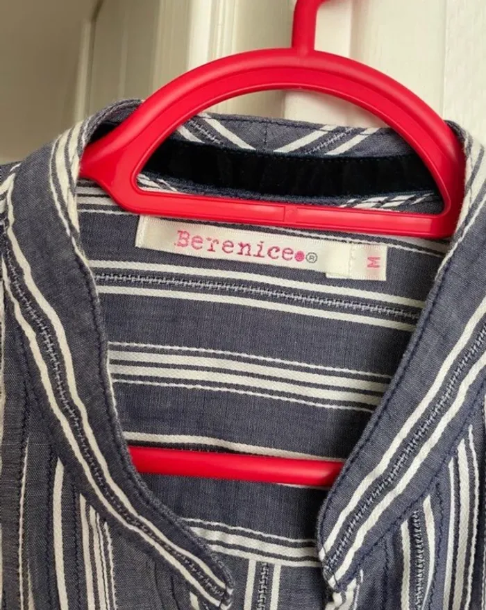 Chemise à rayures en coton  Berenice - photo numéro 2