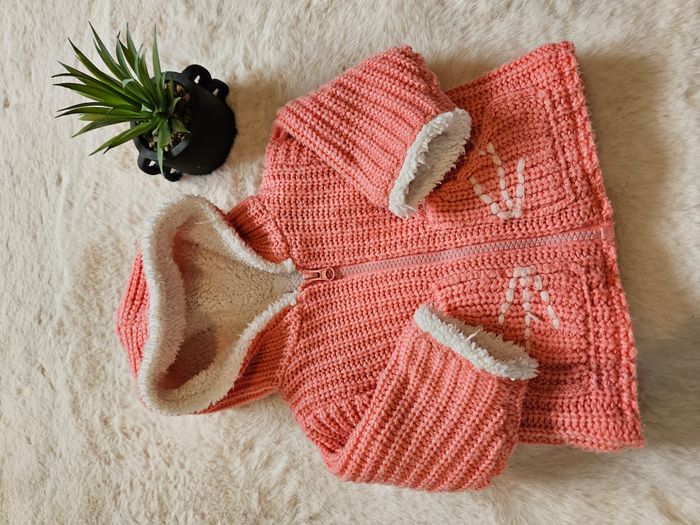 🌟TEX- Gilet rose bien chaud - Taille 3 mois - photo numéro 2