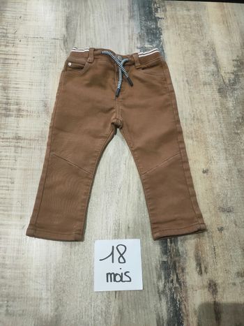 Jeans marron 18 mois garçon obaïbi