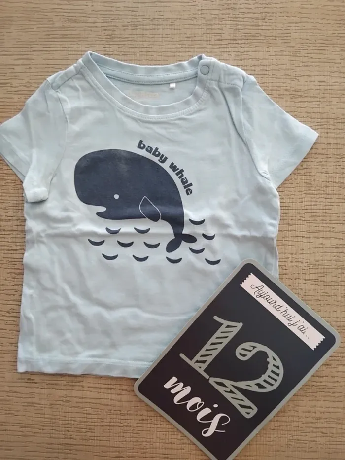 Tee shirt 12 mois / 74 cm