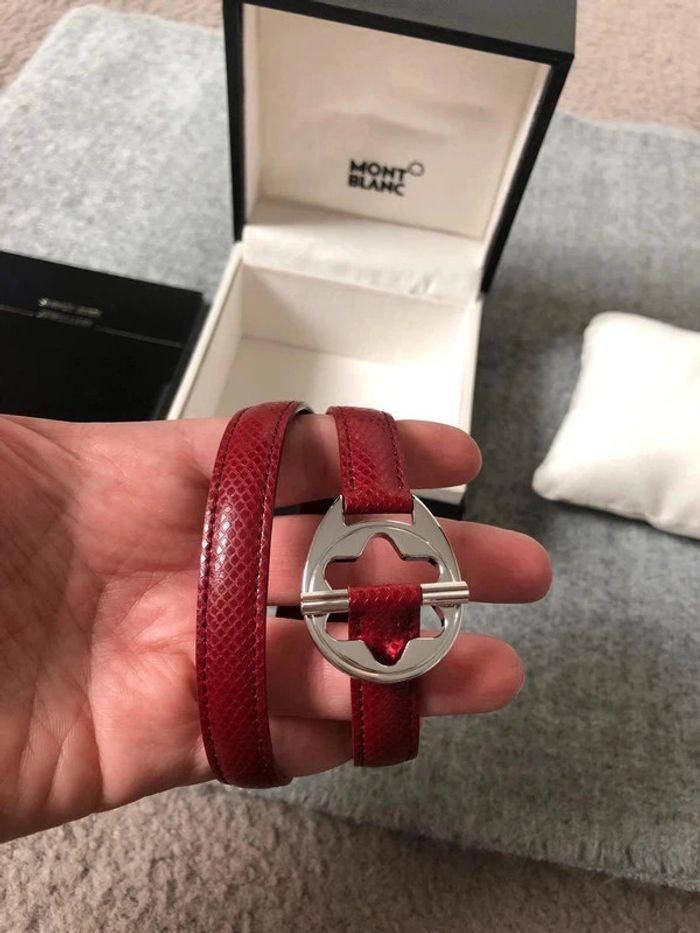 Bracelet en cuir Montblanc neuf - photo numéro 2