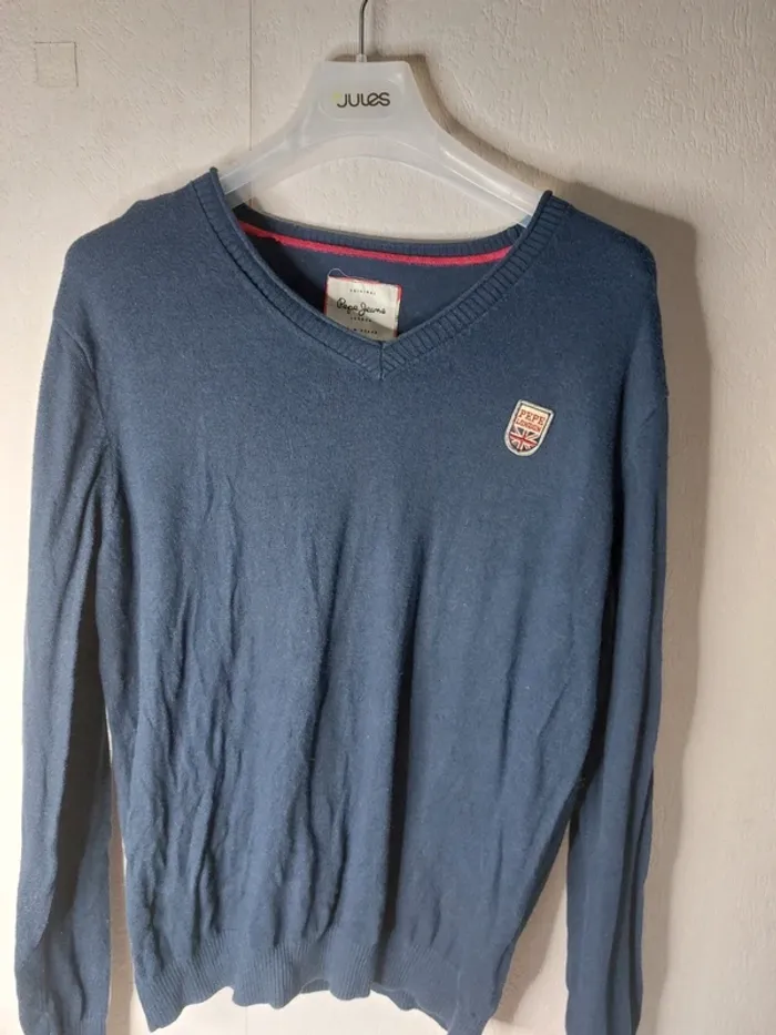 Pull bleu "Pepe jeans"