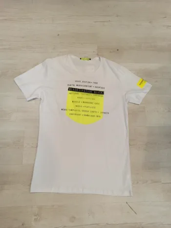 Tee shirt blanc homme avec poche xl