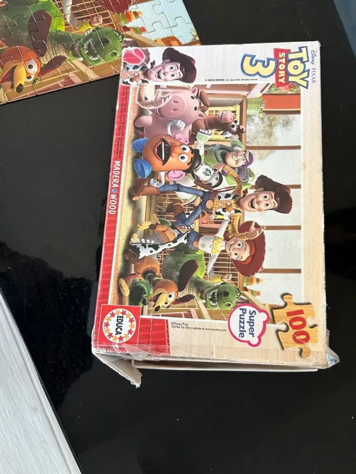 Puzzle en bois toys story 3 disney 100 pièces en bois - photo numéro 3