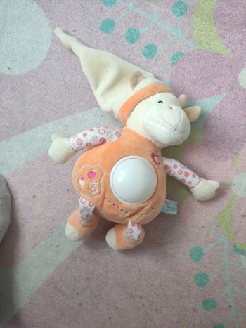 Peluche veilleuse gipsy vache