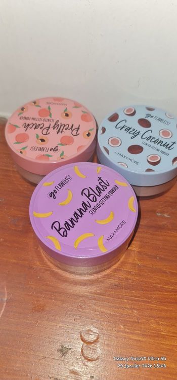 Lot 3 Poudre matifiante