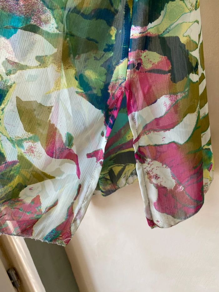 Robe voile brodé multicolore Yi Xiang XL - photo numéro 5