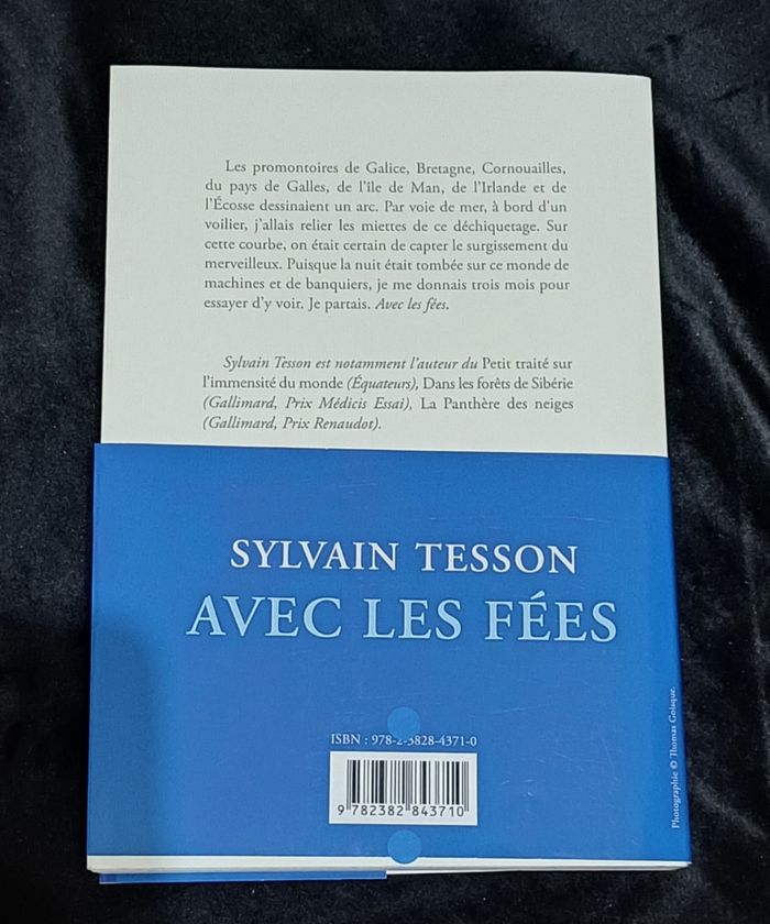 Livre " avec les fées " Sylvain Tesson - photo numéro 2