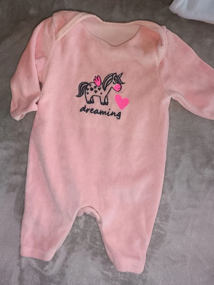 Lot de 4 pyjamas fille chaud 1 mois - photo numéro 8
