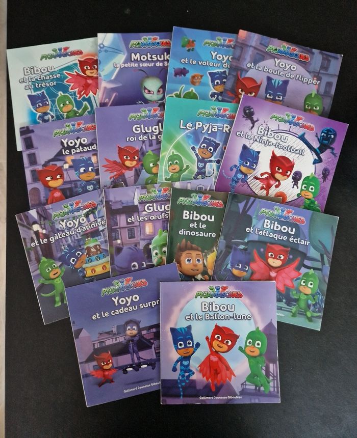 Lot de 14 livres enfant pyjamasques