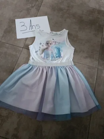 Robe reine des neiges 3 ans
