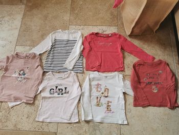 Lot tee shirt manche longue 