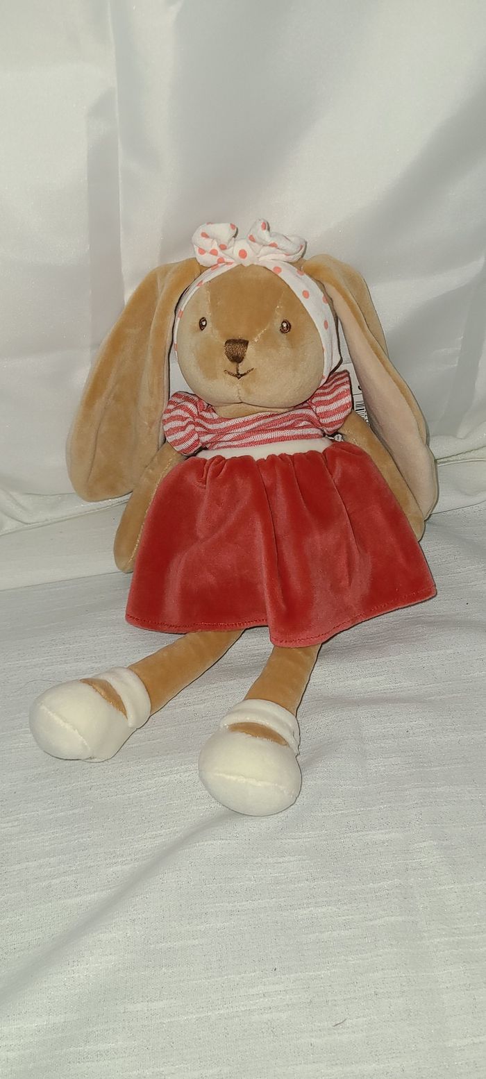 Peluches Bukowski - Lapine Bunny Sisters rose foncé - photo numéro 4