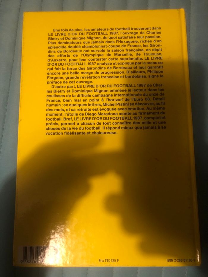 Le livre d’or du football 1987 - Charles Bietry Dominique Mignon - photo numéro 3