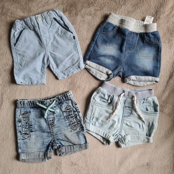 Lots de 10 shorts/bermudas bébé 3mois 