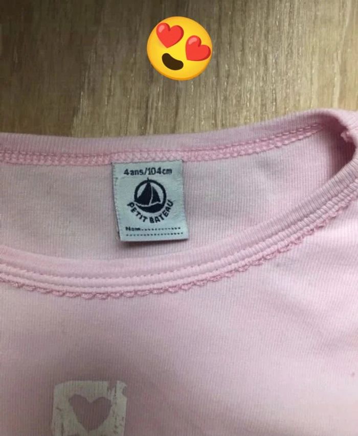 Lot de 7 maillots de corps MC 4/5ans plusieurs marques - photo numéro 3