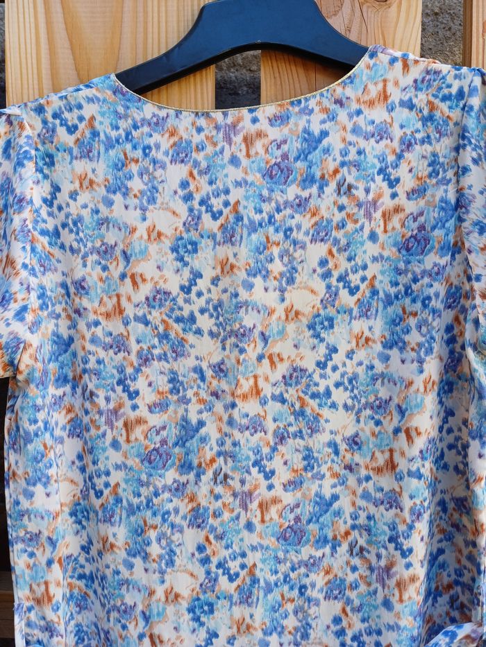 Jolie robe à manches courte imprimé aquarelle Noémie & co - photo numéro 7