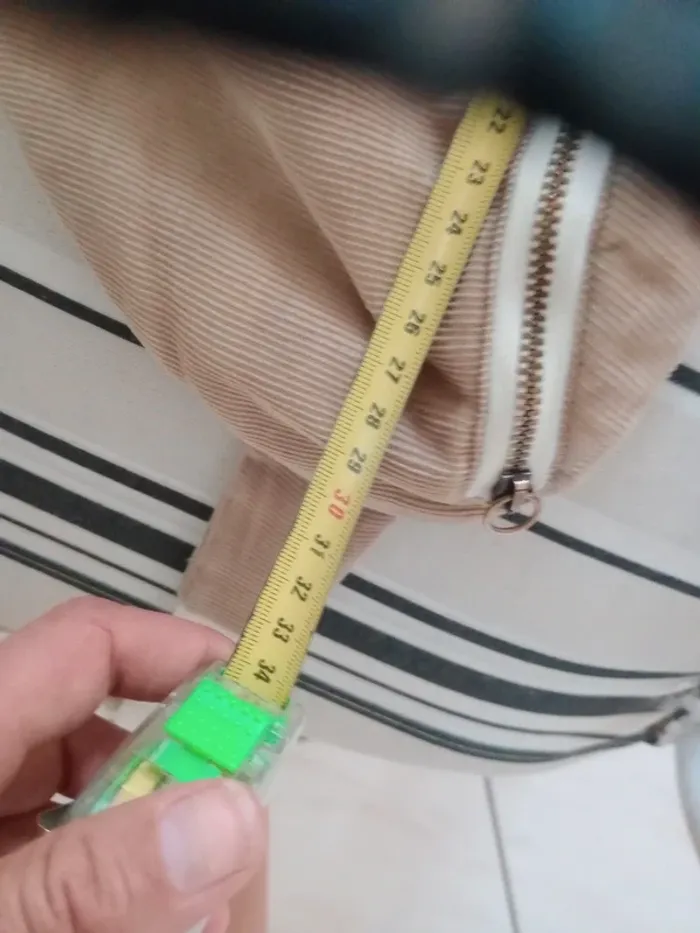 Banane velours marron et beige grande qualité - photo numéro 13