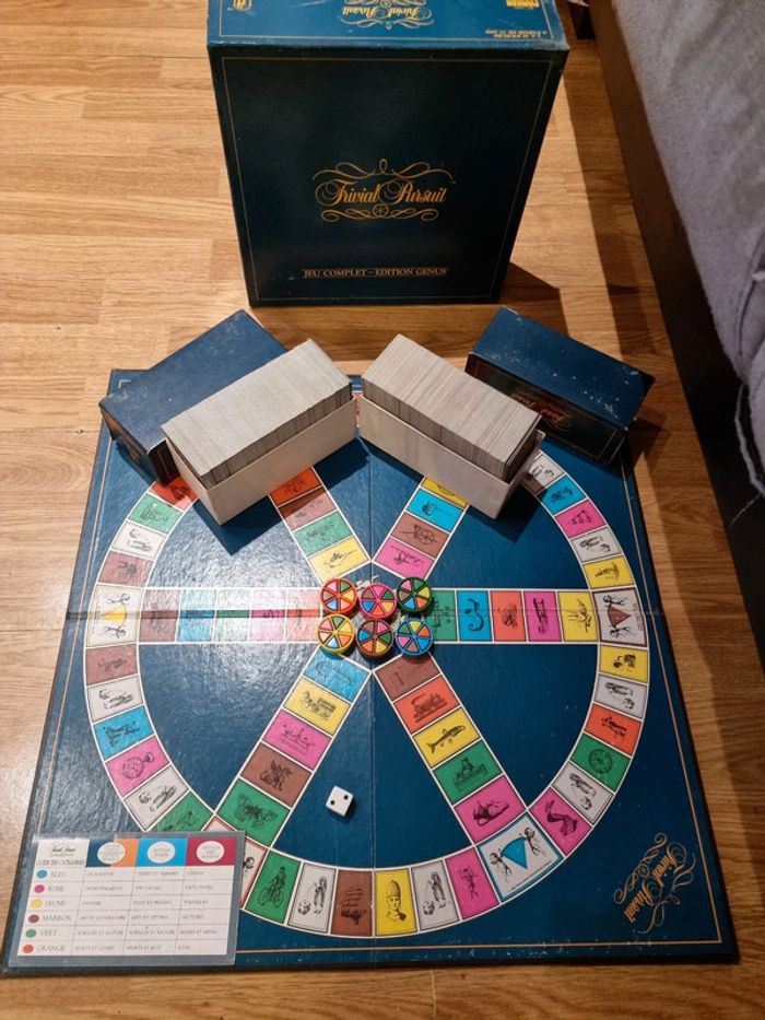 Trivial pursuit jeu complet édition genus